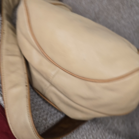 Vintage Beige And Britsh Leahter Y2K HOBO BAG MICHAEL KORS - Picture 5 of 6